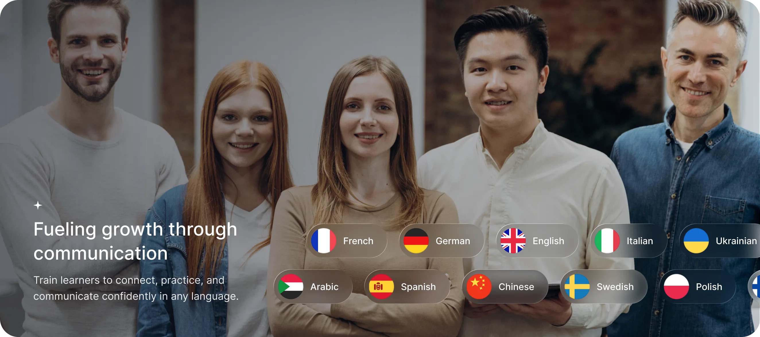 Fueling growth through communication, speak confidently in any language